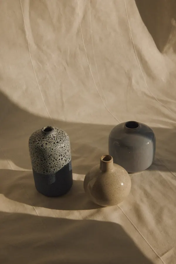 Vase cylindrique en grès